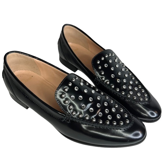 J. Crew Studded Leather Academy Loafers Size 6 - Picture 4 of 8